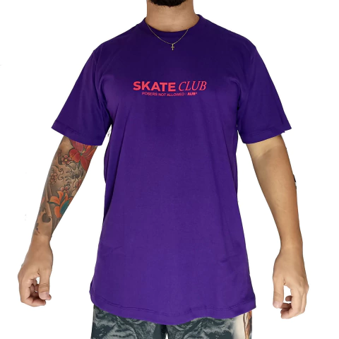 Camiseta Alfa Skate Club Roxo