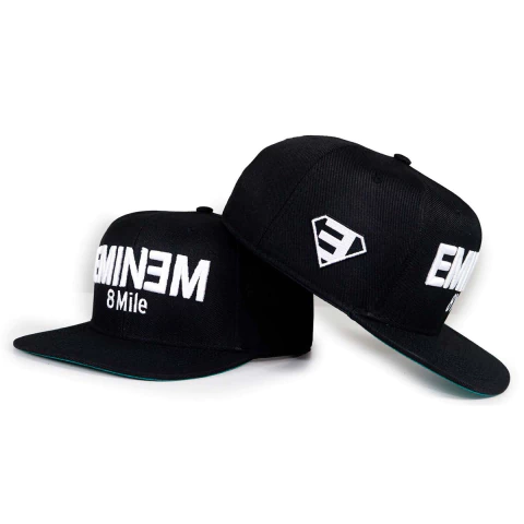 Boné Joker Snapback aba reta Eminem Rapper Preto JOK-241