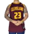 Regata Basquete M10 Plus Size Classic Cleveland 23 Hex-Dry Vinho