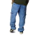 Calça Jeans Trip Side Cargo Azul Lavado Pixo Bordado C046 - comprar online