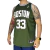 Regata Basquete M10 Plus Size Classic Boston 33 Hex-Dry Verde - comprar online