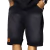 Bermuda Jeans Refen Bordado Gothic Preto Lavado na internet