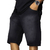 Bermuda Jeans Refen Bordado Gothic Preto Lavado - loja online