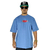 Camiseta Trip Side Oversized Hip Hop Arte de Rua Azul na internet