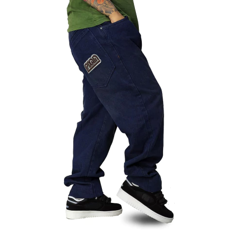 Calça Jeans Pixain Hip Hop Azul Bordado Old Brown PIX-250