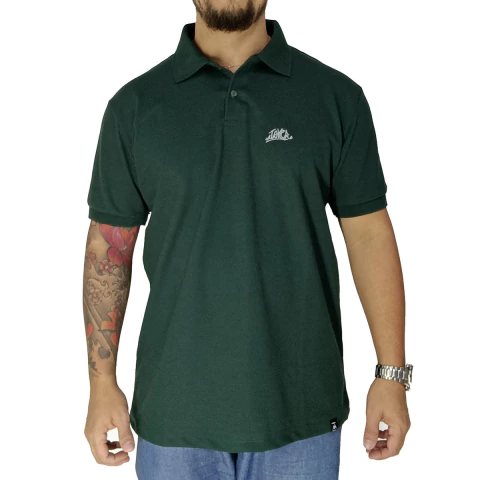 Camiseta Polo Joker Verde Escuro JOK-206