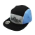 Boné Trip Side Five Panel Aba Flex Target Preto Azul BN05
