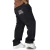 Calça Jeans Refen Balão Preto Estonado Bordado Hip Hop