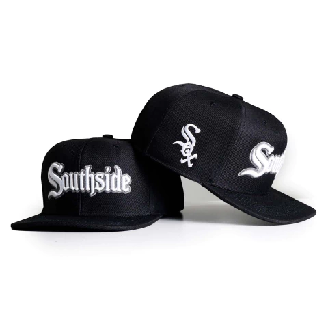 Boné Joker Snapback aba reta Southside Sox Preto JOK-233