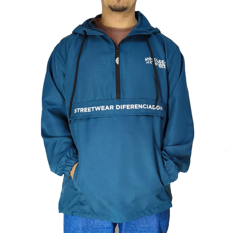 Jaqueta Corta Vento Trip Side A Banca Verde CV-02