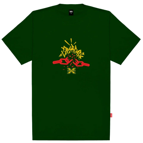 Camiseta Chronic Dexter Liberdade Corrente Verde 006
