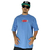 Camiseta Trip Side Oversized Hip Hop Arte de Rua Azul - comprar online