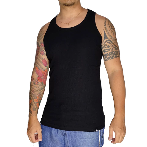 Regata Canelada Joker Preto JOK-123