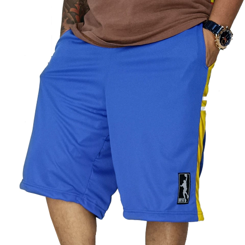 Bermuda Basquete M10 Action Stick Azul