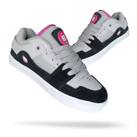 Tenis Freeday Rush Cinza Rosa Refletivo 94331