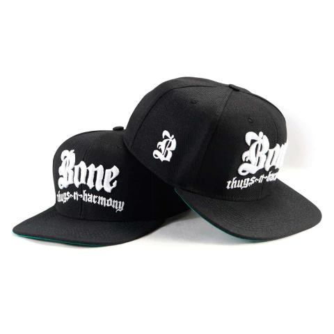 Boné Joker Snapback aba reta Bone Thugs Preto JOK-225