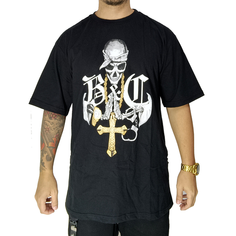 Camiseta Brothas And Cash Preto Muito Ouro BRO-186