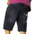 Bermuda Jeans Pixain Hip Hop Culture Preto Estonado PIX-270 na internet
