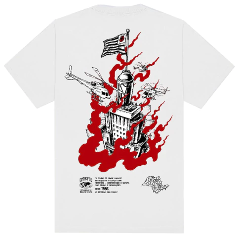 Camiseta Chronic Big Lixomania Edifício Banespão Branco 016