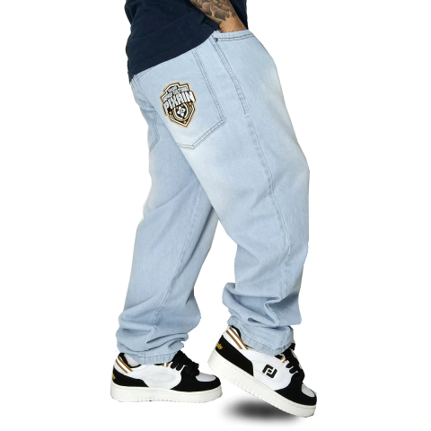 Calça Jeans Pixain Hip Hop Culture 1993 Delavê PIX-236