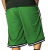 Bermuda Basquete Plus Size M10 Preto Verde Fire T Alt - Joker