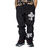 Calça Sarja Lisa Refen Balão Cross Preto RFN-027 - comprar online