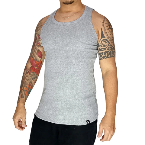 Regata Canelada Joker Cinza JOK-144