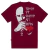 Camiseta Chronic Big Tupac Todos Olhos Vinho 4203