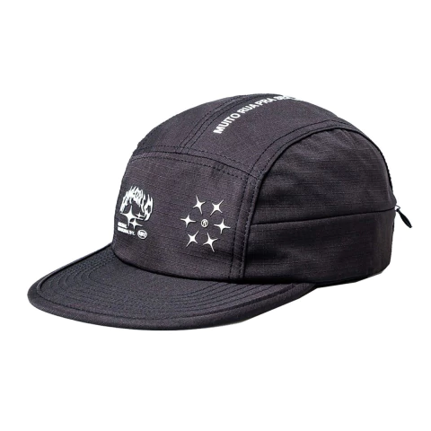 Boné Chronic Five Panel Star Muito Rua Bolso Preto 2025-187