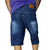 Bermuda Jeans Refen Bordado Azul Clássico Balão - loja online