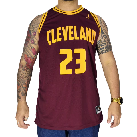 Regata Basquete M10 Classic Cleveland 23 Hex-Dry Vinho