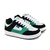 Tênis Infantil Qix AM Retrô Verde Branco - comprar online