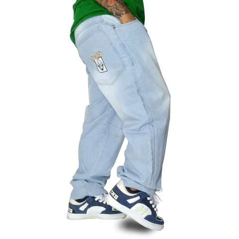 Calça Jeans Brothas And Cash Palhaço Cartas Delavê BRO-226