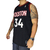 Regata Basquete M10 Vintage Houston Preto na internet