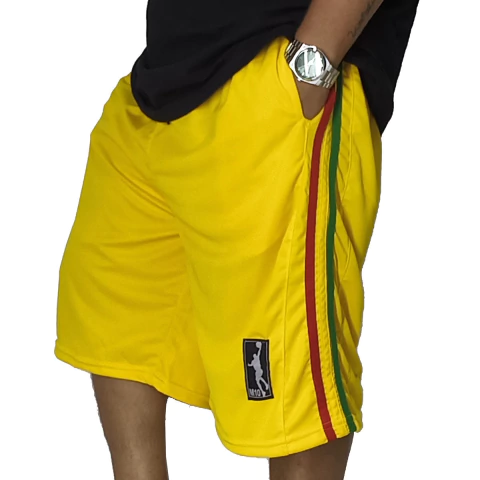 Bermuda Basquete M10 Jamaica Amarelo
