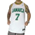 Regata Basquete M10 Plus Size Jamaica Reggae Branco