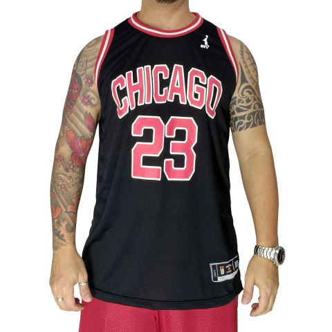 Regata Basquete M10 Classic Chicago Roth Dry Preto