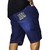 Bermuda Jeans Refen Urban Lettering Tattoo Azul - comprar online