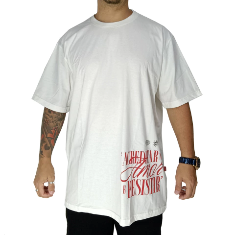Camiseta Chronic Big Mato Seco Acreditar no Amor 050 Branco
