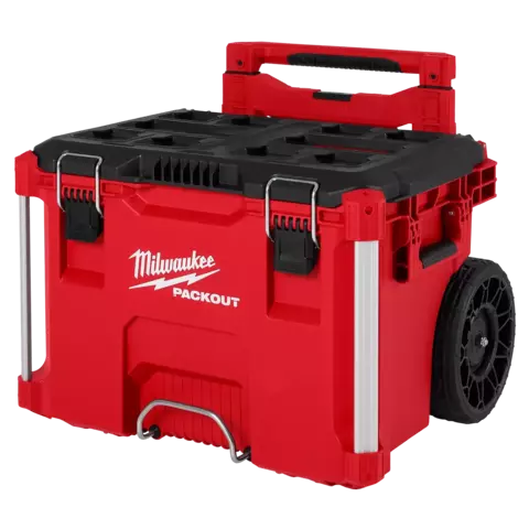 Caja De Herramientas Rodante "Packout" (Mango Telescópico) Milwaukee (48-22-8427)