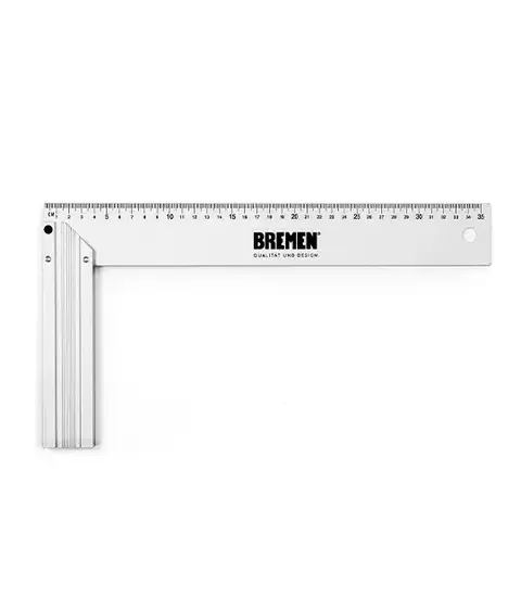 Escuadra Carpintero De Aluminio 12" (30Cm) Bremen (6824)
