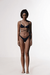 Top argola preto