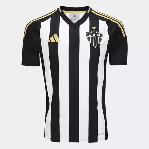 Camisa Atlético Mineiro I 25/26 Torcedor Adidas Masculina - Preto e Branco - comprar online