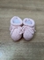 Par de Sapatinhos com Apliques em Pérolas Rosa - comprar online