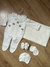 Kit Salopete 3 peças - Off White Cerejinhas - comprar online