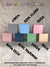 Cubos Coloridos em MDF - Várias Cores - comprar online