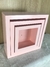 Trio de Nichos Quadrado Rosa Claro - comprar online