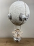 Lustre Balão Bege + Ursa Realeza Bege na internet
