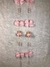 Par de Pingentes Ursa Realeza Rosa na internet