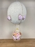 Lustre Balão Princesa Rosa + Ursa Princesa Rosa